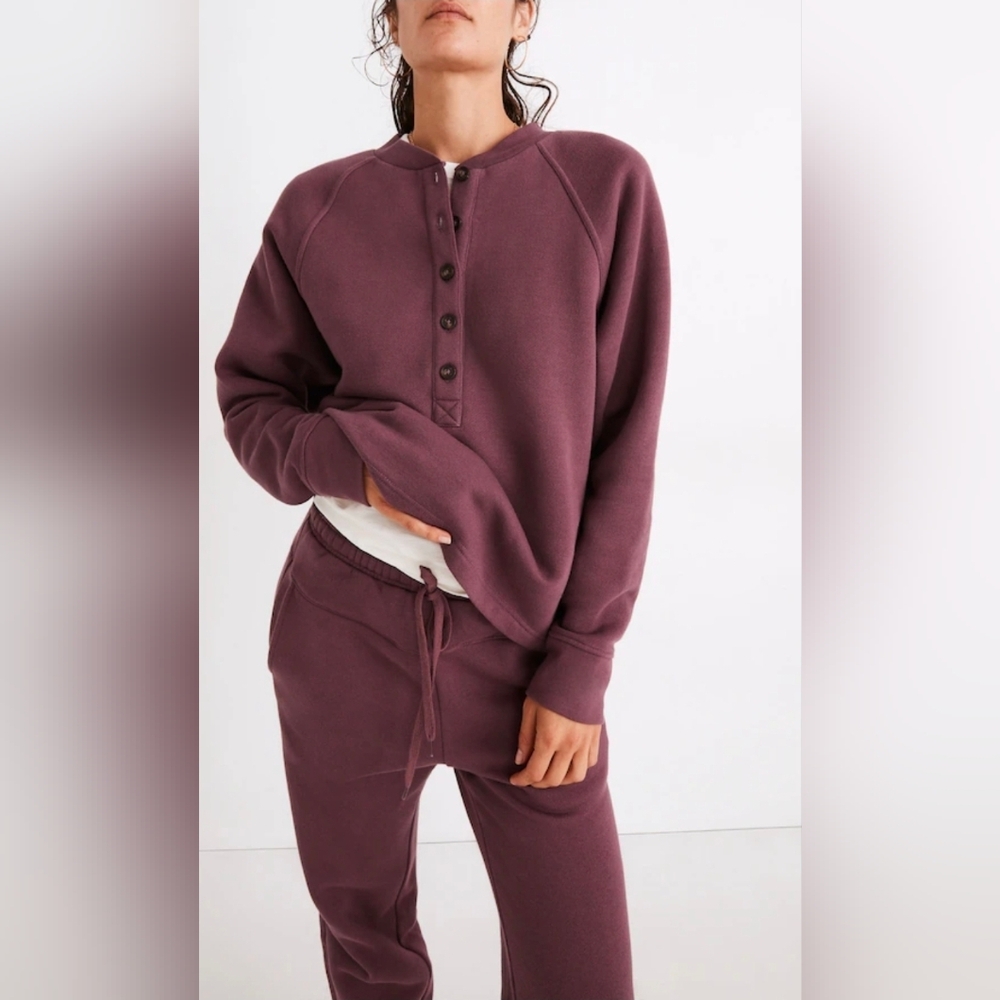 Madewell Betterterry Henley Sweat Set
